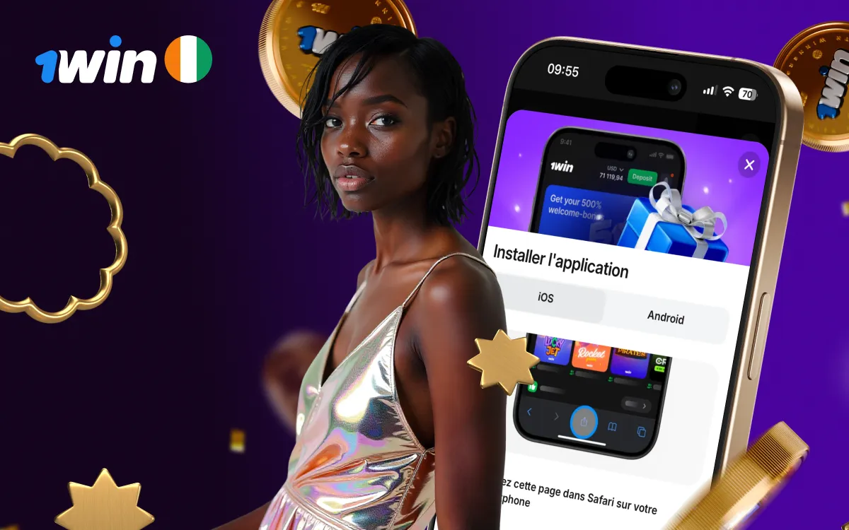 1win App CI: APK 4,3 Mo Android, PWA Safari iOS 2026